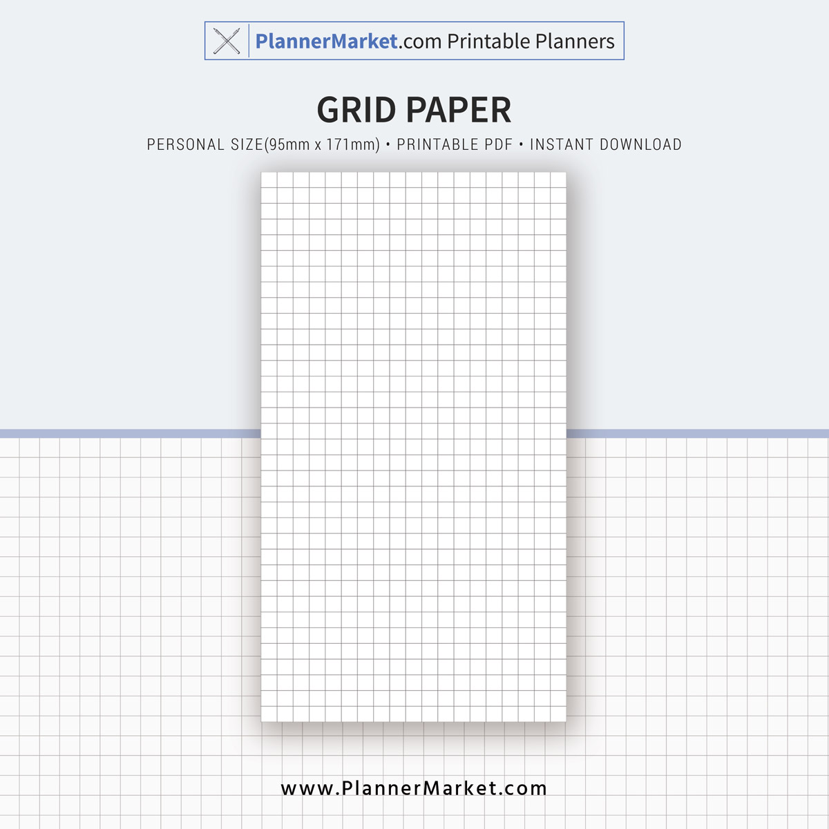 Personal Planner Basic Inserts- Lined and Grid