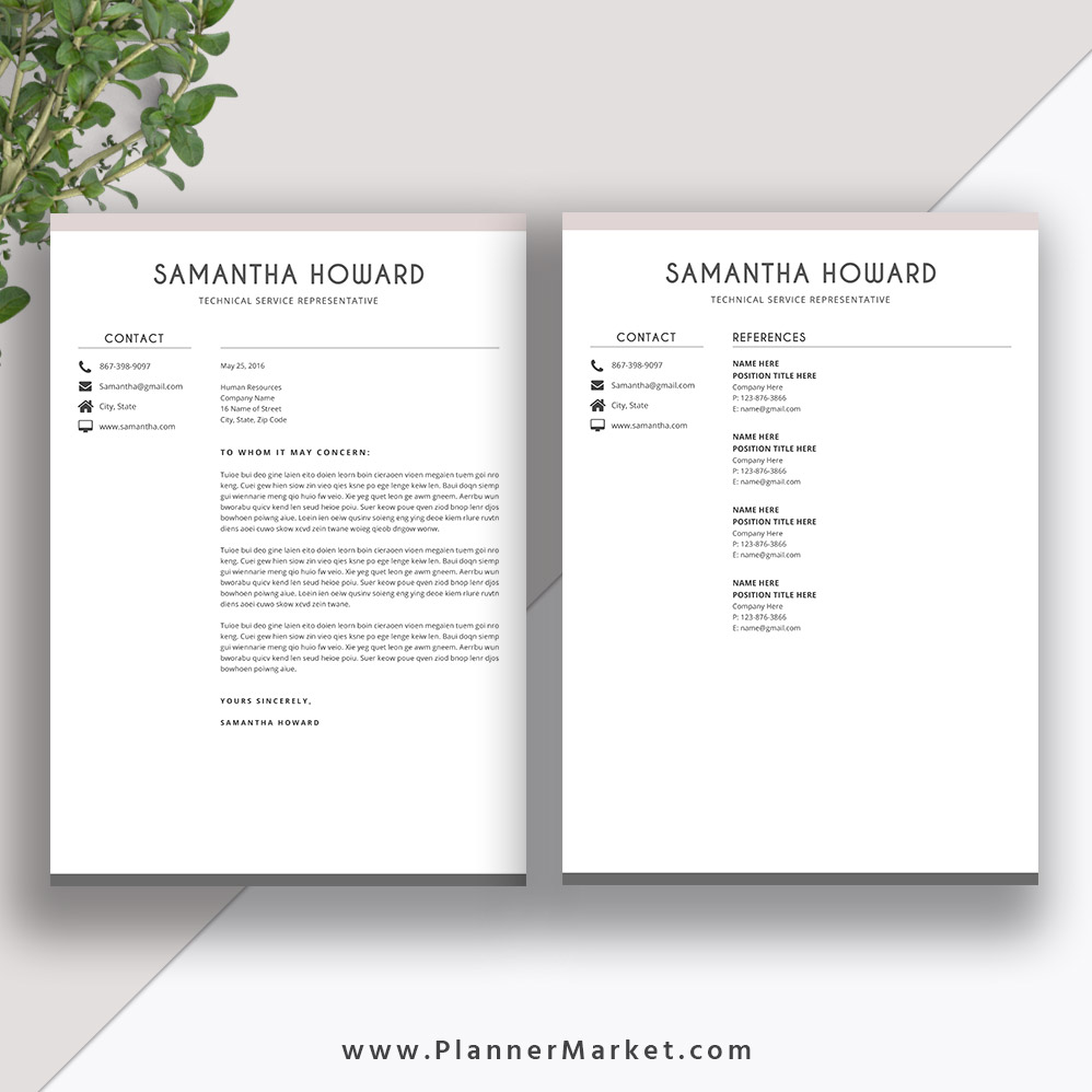 clean resume template 2019